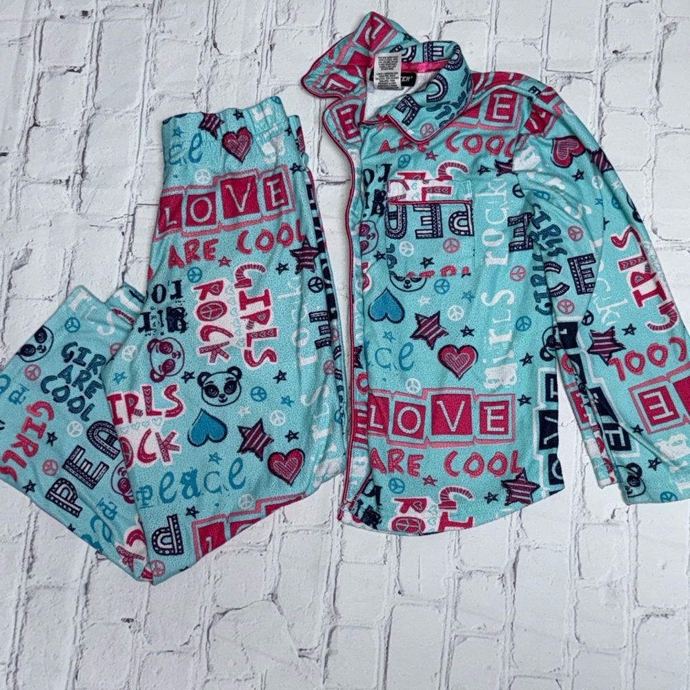 Joe Boxer Kids Pajama Set - Pink and Blue